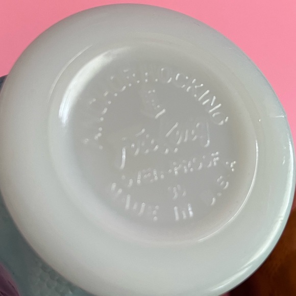 Set of 3 vintage Fireking Kimberly mugs in very good used condition - Picture 5 of 5